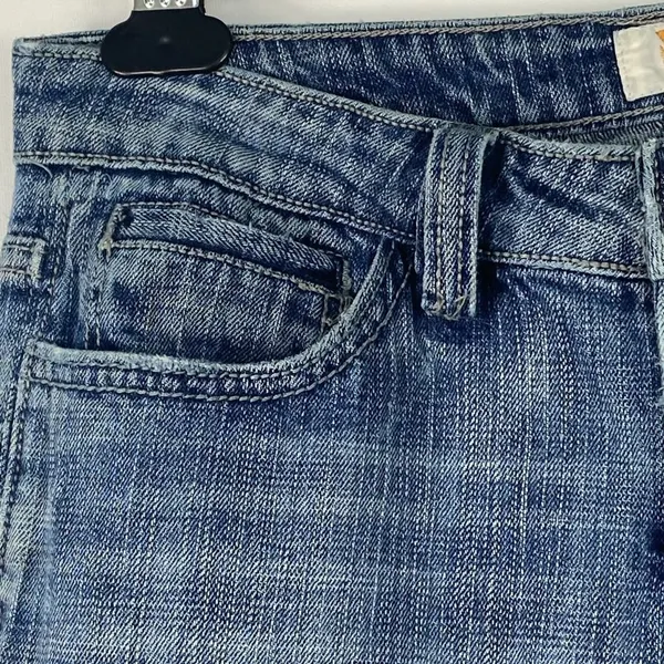 Antik Denim Vintage Blue Western Bootcut Flare Jeans Medium-Dark Wash Womens 27 - Image 3