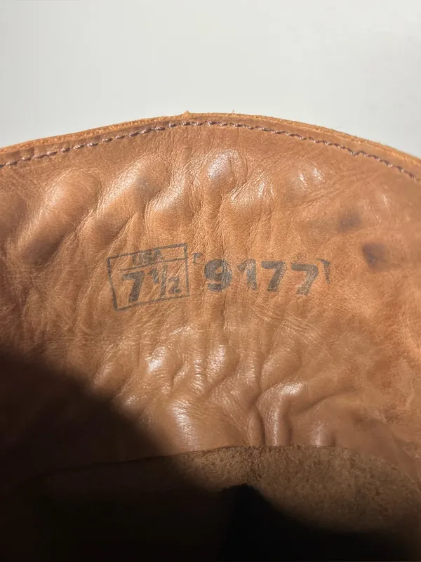 Sendra 9177 Brown Leather Studded Pull On Tall Riding Boots Size 7.5 - Image 8