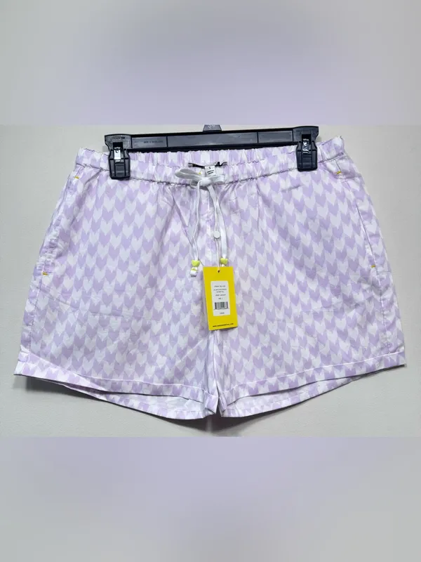 Kerri Rosenthal Mina Printed Cotton Shirt shorts set Lavender nwt size small - Image 10
