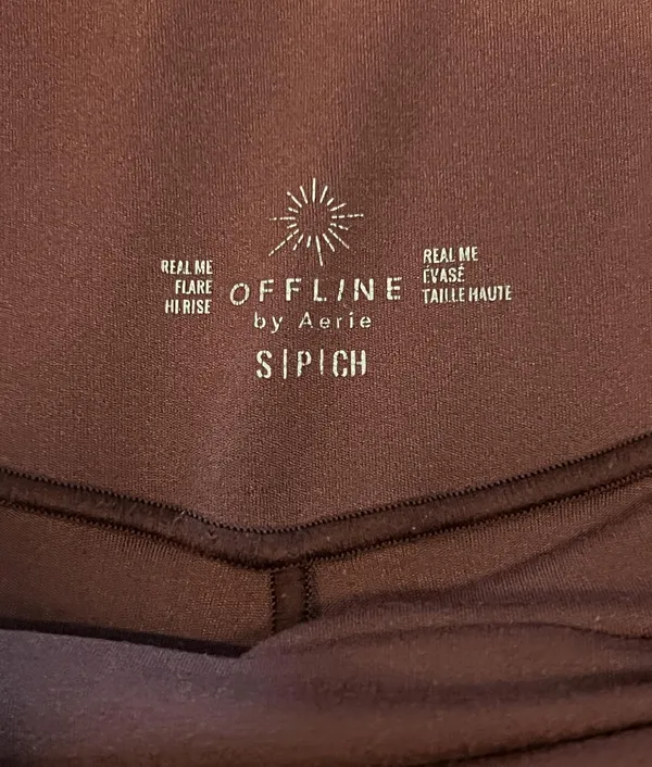 OFFLINE By Aerie Leggings Womens Small Real Me Hi Rise Flare Ankle Yoga Pants - Image 8