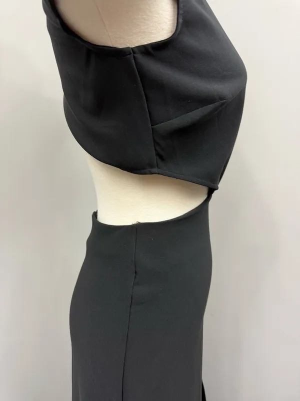 Lulu’s Conversation Black Cutout Maxi Dress  - Image 8