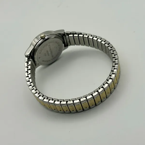 Accutime Watch Corp Two-tone St. Steel Women’s Watch Working New Battery - Image 5