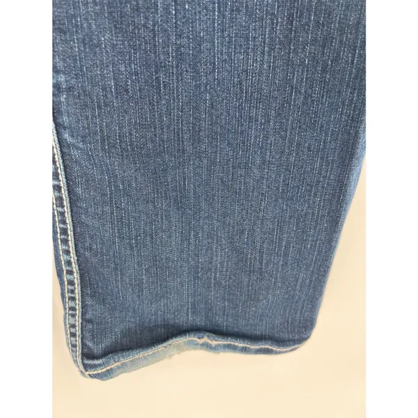 BKE Harper Bootcut Jeans Womens 33L Dark Wash Rhinestone Embellished Mid‎ Rise - Image 13