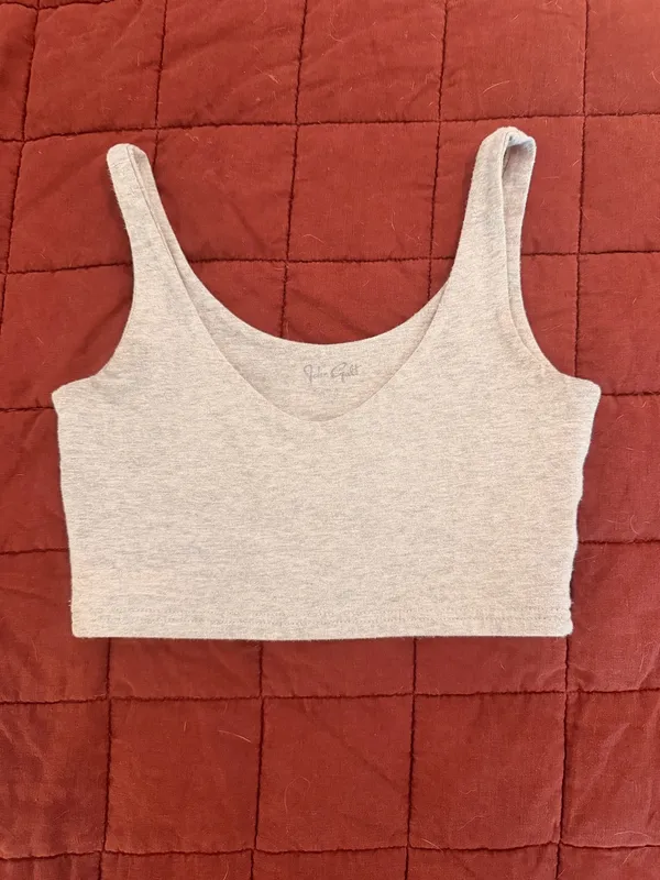 Brandy Melville Grey Tank Top - Image 2