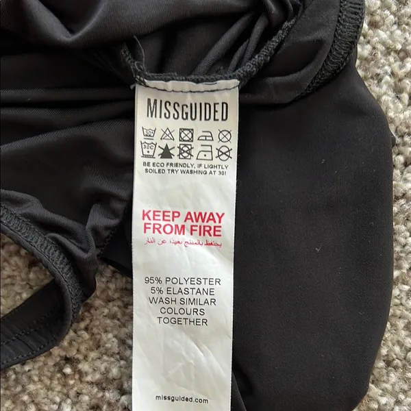 Missguided one sleeve asymmetrical bodysuit. Size 2. Never‎ wore. - Image 4