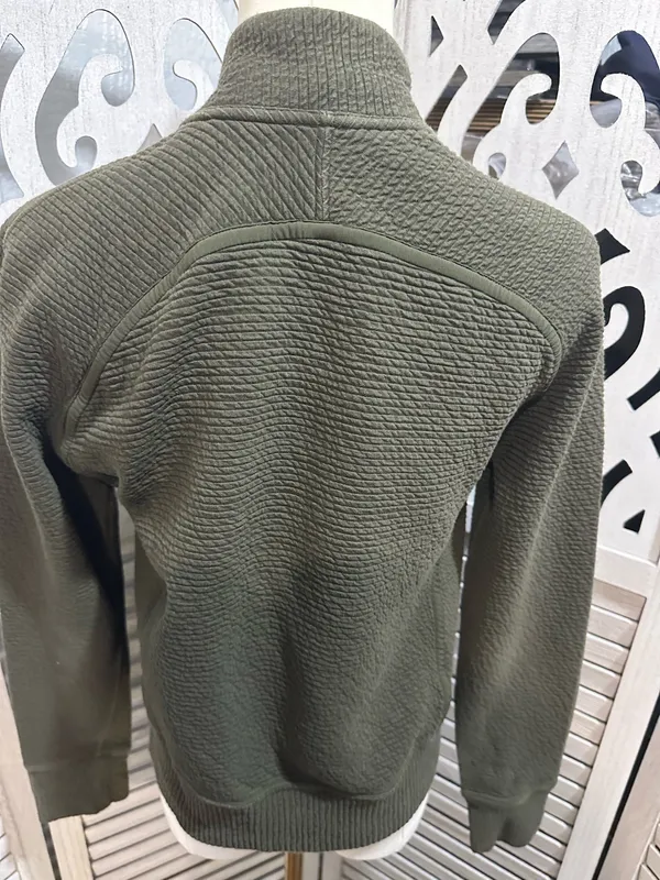 lululemon athletica Olive Quilted Bomber Jacket - Women's size 6 - Image 5