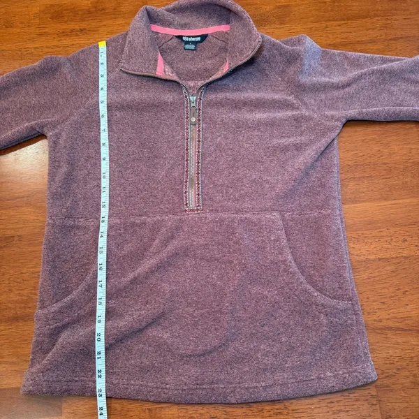Sherpa Adventure Gear Rolpa Half Zip Pullover Fleece Maroon Burgundy Size‎ Small - Image 6