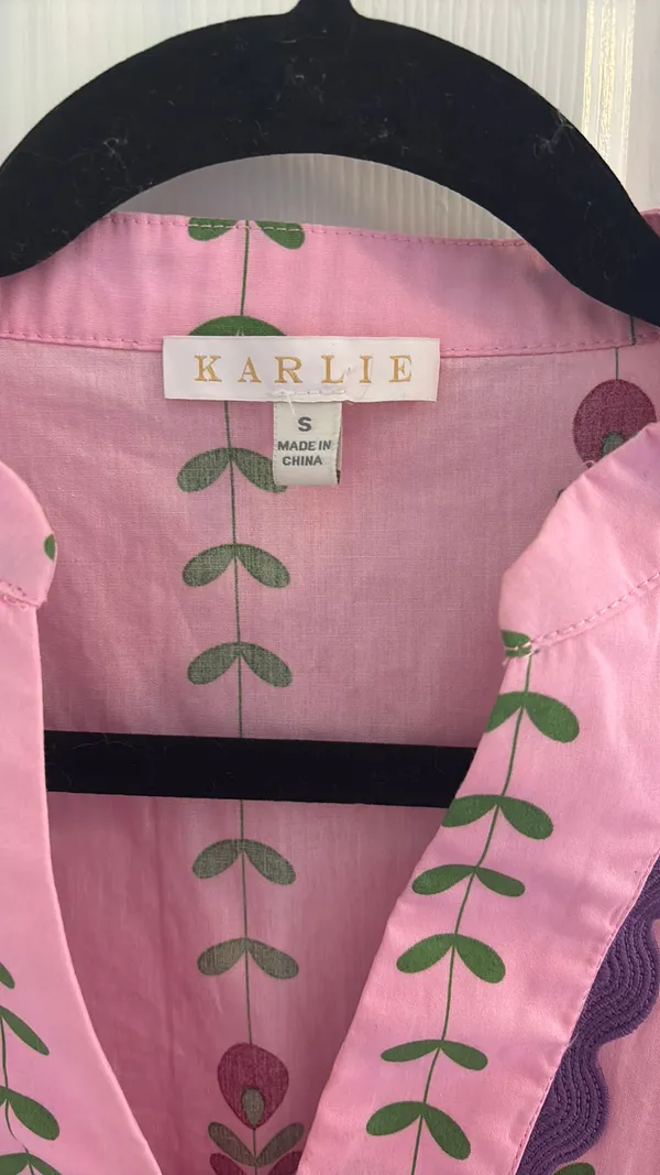 Karlie dressy pink top - Image 5