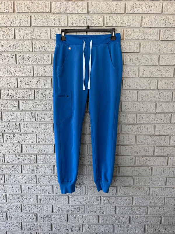 Figs Zamora Jogger Scrub Pants Royal Blue Size XS Petite - Image 3