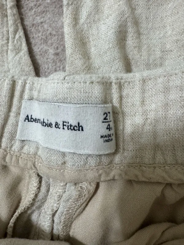 Abercrombie & fitch linen trousers size 27/4 - Image 3