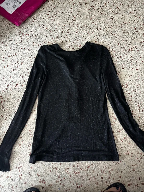 Vintage Burberry ruffle placket Henley long sleeve medium - Image 6