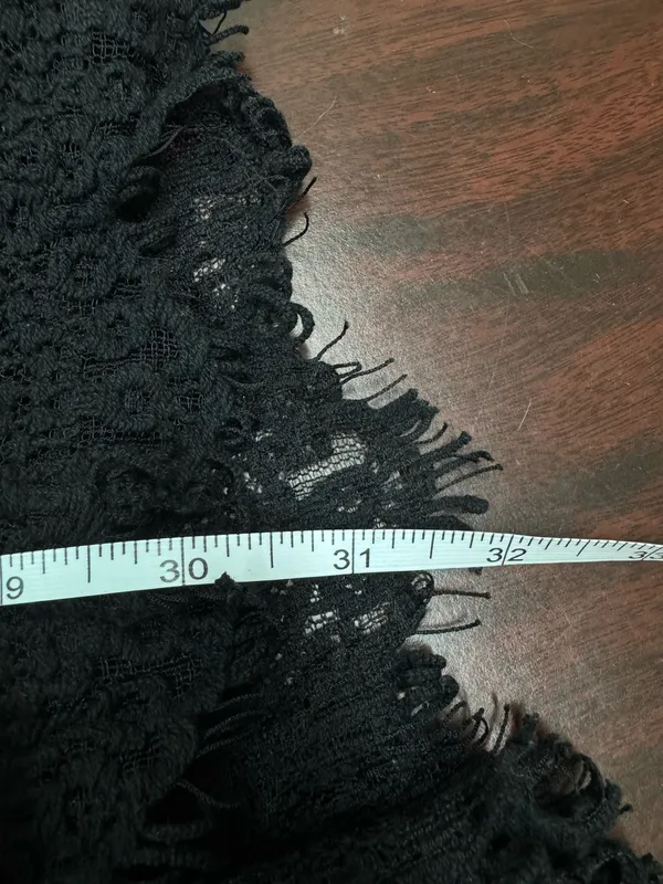 Free People Daydream Black Lace High Neck Open Back Dress Size X-Small - Image 8