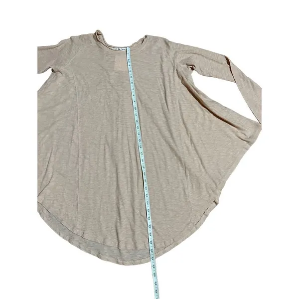 Free People Aria Trapeze Long Sleeve Top‎ XS Misty Mink Pink - Image 9