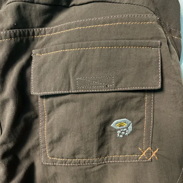 Mountain Hardwear Convertible Corsica Pants Shorts Outdoor hiking brown cargo - Image 5