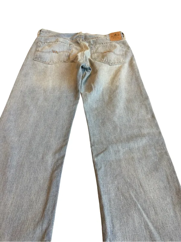 Denimist Lindsay Slim Boyfriend Jeans Light Wash Denim Distressed Size 31 Womens - Image 13