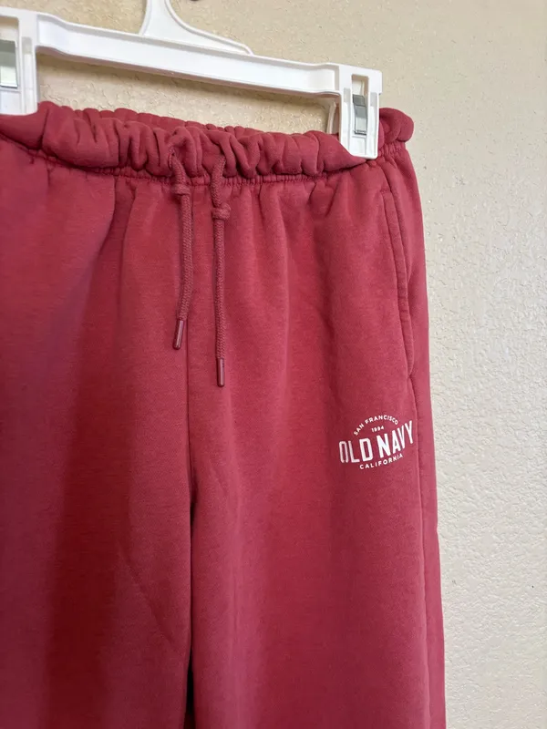 Old Navy Red Sweatpants - Image 3