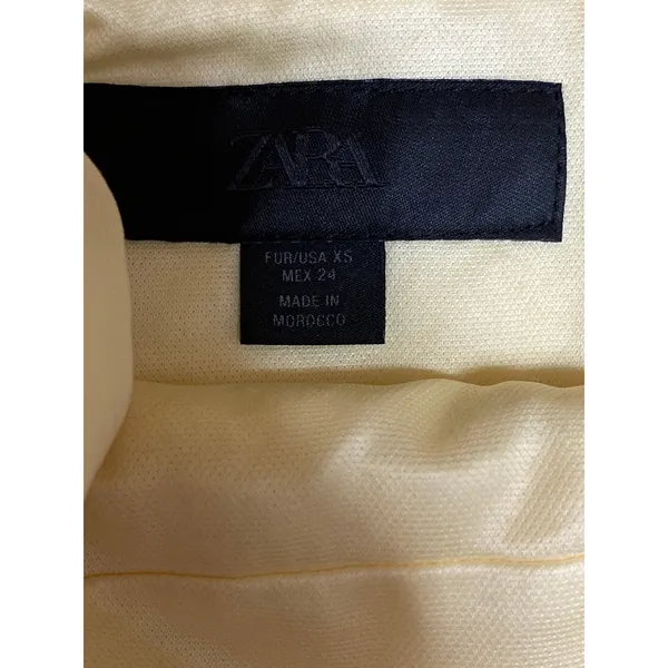 Zara Women's Yellow Knot Bot Strap Sleeveless Cami Camisole Tank Top Size XS - Image 5