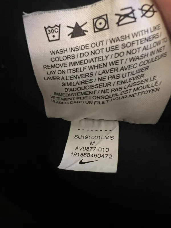Nike Black Sculpt Lux 7/8 High Rise Tights Style AV9877-010 Women's Medium - Image 6