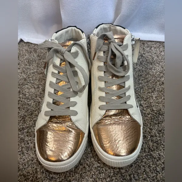 Dolce Vita Zonya Zip Up Hightop Sneakers 9.5‎ VGUC - Image 2