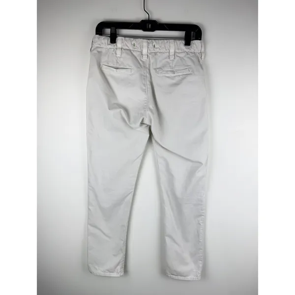 J Brand Vin Starship Cream Cotton Chino Slim Trousers Size 26 - Image 2