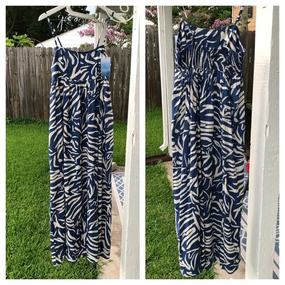 Japna NEW Goa Beachwear Tiger Print Maxi Dress S - Image 2