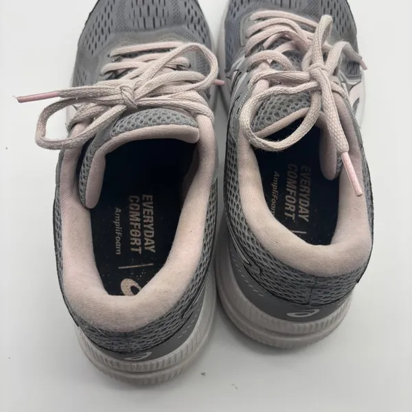 Asics Gel-Contend 7 Womens Running Shoes Grey Pink Sneakers Size 8 - Image 6