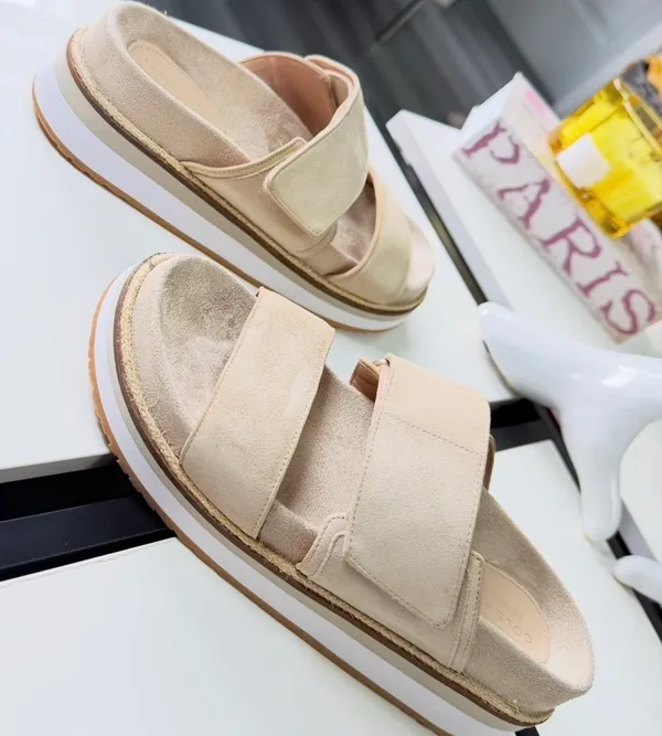 ✨ Title: Cole Haan Cloudfeel Suede Platform Slide Sandals (Size 7B) 👡 - Image 6