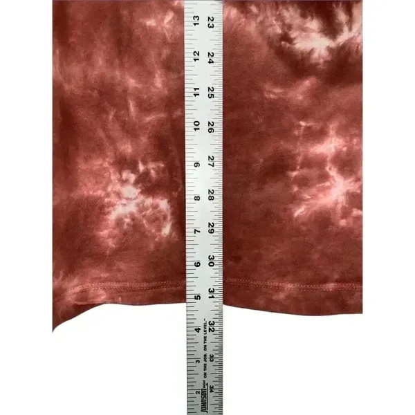 We The Free Free People Be Free Tie Dye Oversize Women's T-Shirt Size Large Brown Cotton - Image 8