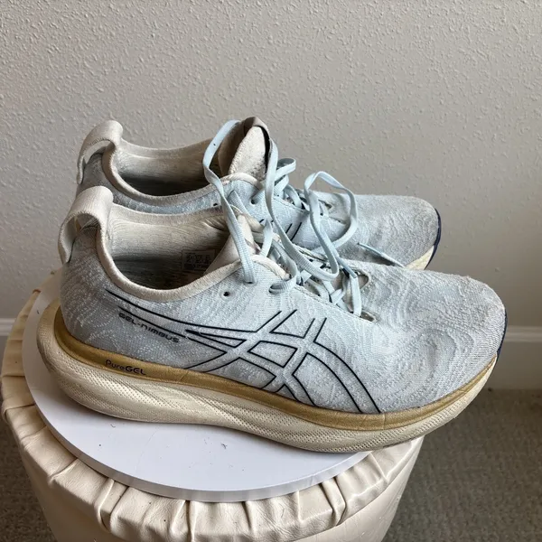 Asics Gel Nimbus 25 Nagino Womens Size 9.5 Blue Athletic Shoes Sneakers 1012B491 - Image 4