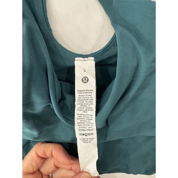 Lululemon Align Tank Top Light Support A/B Cup Size 2 Nulu Athletic Crop - Image 4