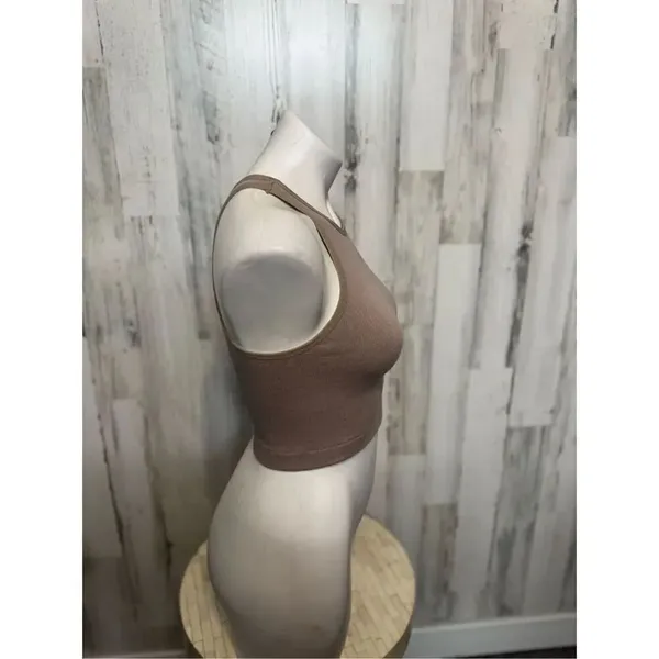Essentials Brown crop top Brown - Image 5