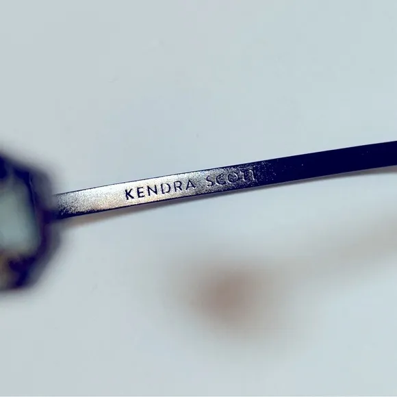 Kendra Scott Teddy Pinch Cuff‎ Gunmetal Bracelet - Image 4