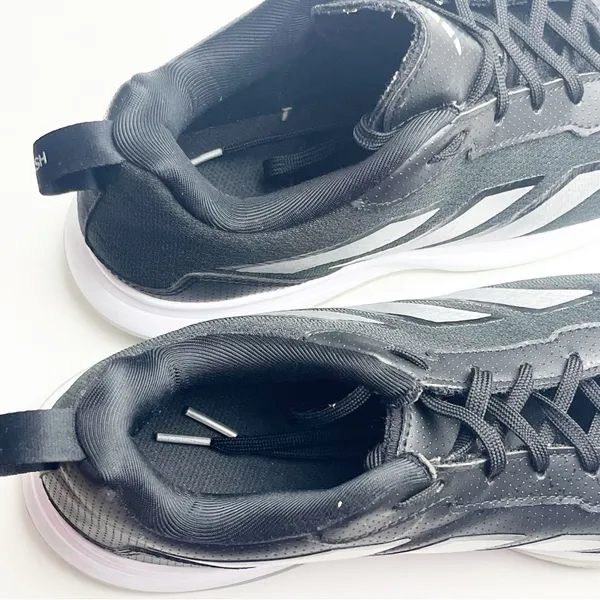 ADIDAS Ava Flash Classic Low Black Lace Up Tennis Shoes Sneakers 9 Practice Gym - Image 8