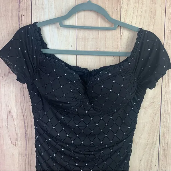 Windsor Black Mini Dress‎ - Image 2