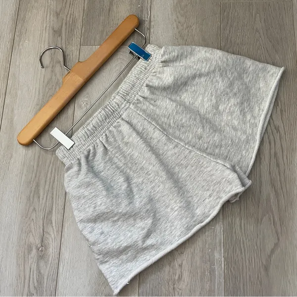 iets frans Shorts low rise sweat lounge womens Gray (xsmall) casual summer - Image 4