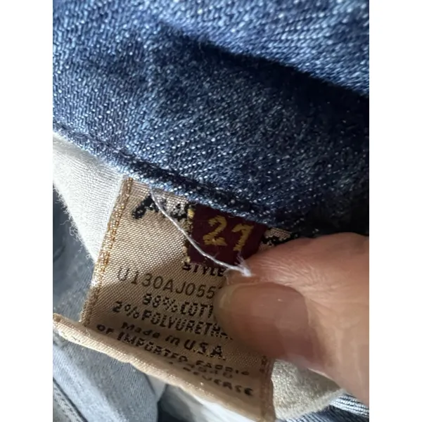 7 For All Mankind‎ A Pocket Medium Wash Flare Jeans Women's Size 27 - Image 5