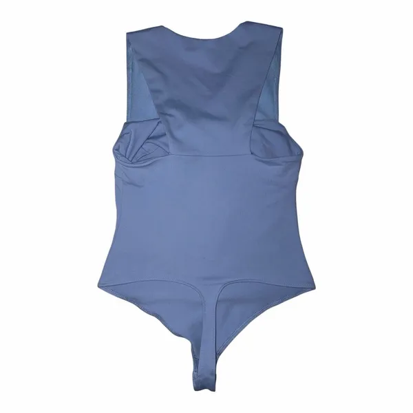 ✨Free People Intimately She's So Sleek Sz Small Bodysuit in Chambray✨ - Image 6