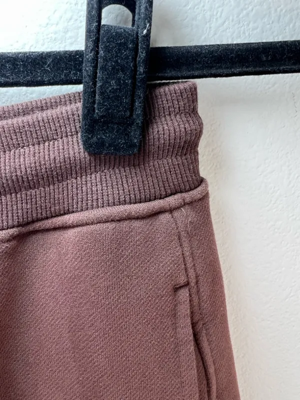 Nap Balloon Hem Barrel Joggers Sweatpants Brown Drawstring Neutral Loungewear Sm - Image 4