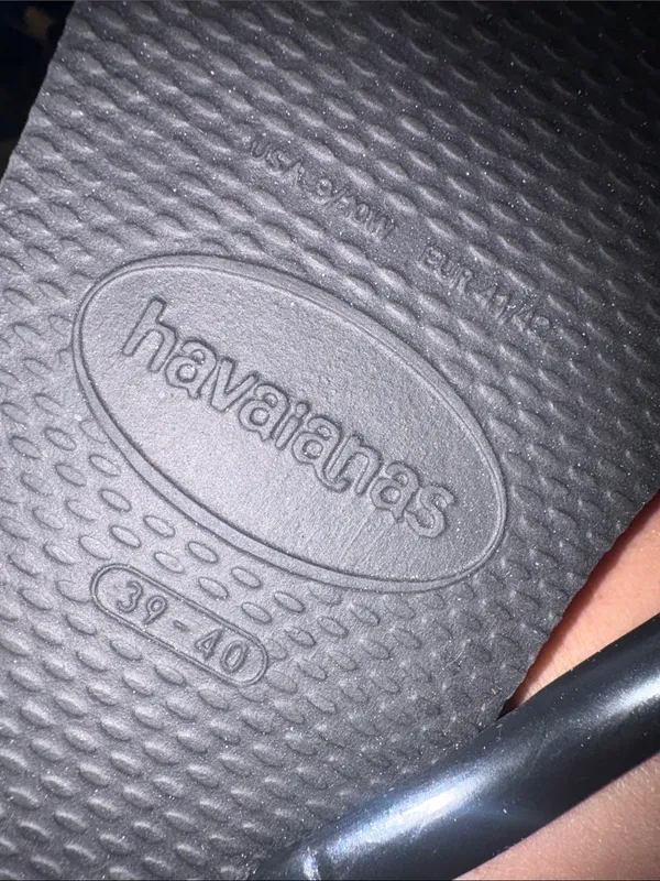 Havaianas Black Women's Flip Flop Sandals size 9/10 new - Image 11