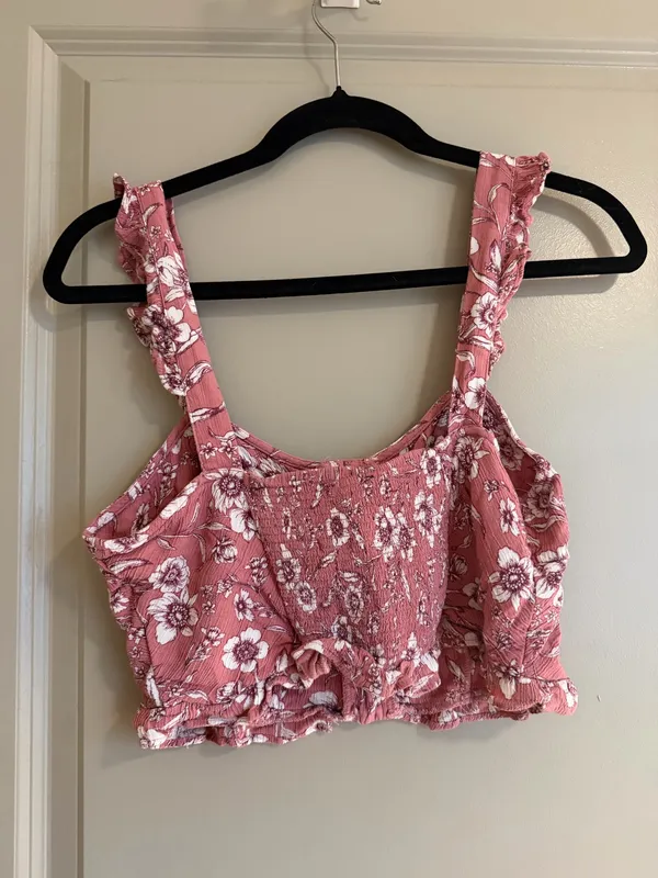 American eagle floral crop top  - Image 2