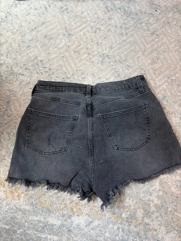 Wild Fable Jean Shorts High-Rise Black - Image 4
