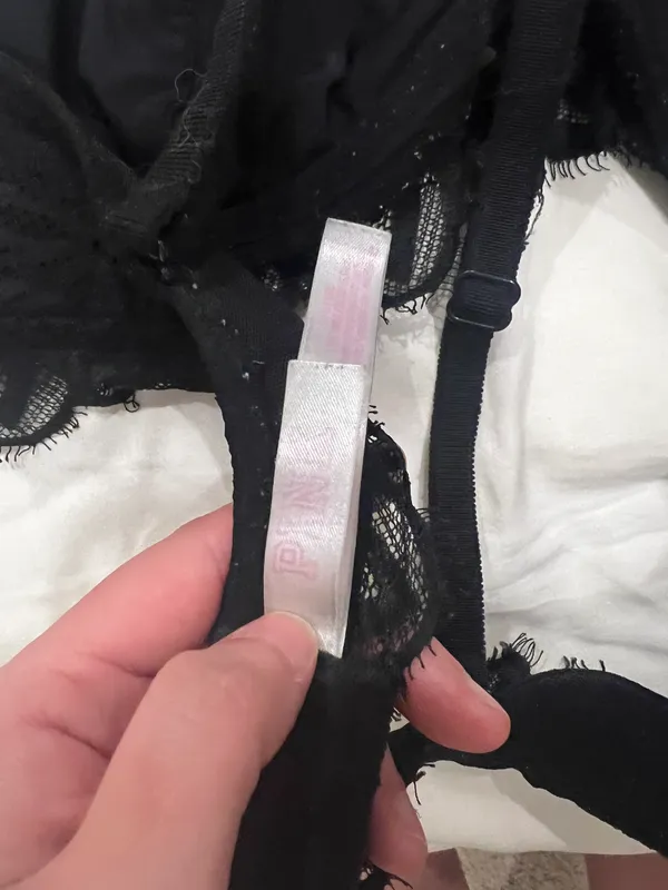PINK - Victoria's Secret Black Lace Bra - Image 3