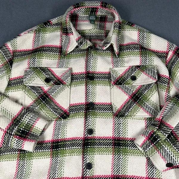 Wild Fable Womens Medium Oversized Wool‎ Blend Button Front Shacket Shirt Jacket - Image 5