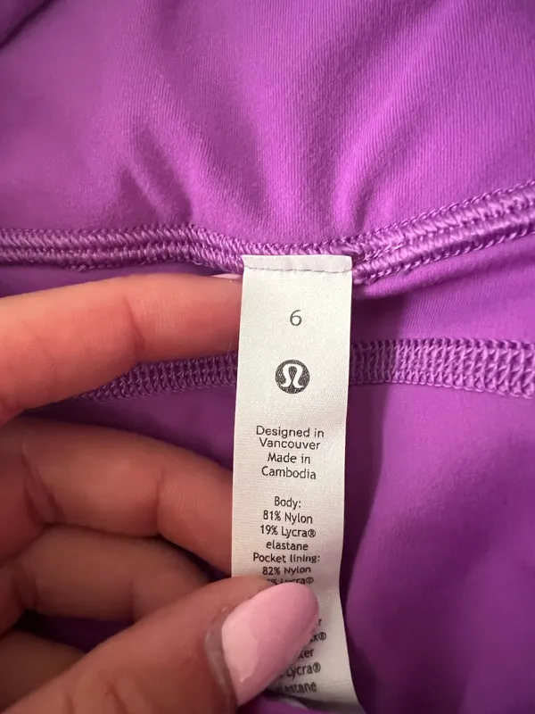 Lululemon Purple Flare Pants Groove - Image 2