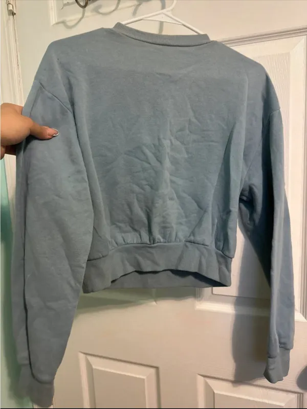wild fable Soft Sky Blue Crewneck Sweatshirt - Image 4