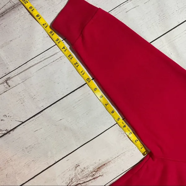 Victoria's Secret PINK Red Sequin hoodie Size M - Image 12