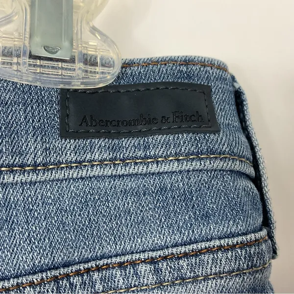 Abercrombie & Fitch Distressed Cut Off Jean Shorts Size 27 - Image 3