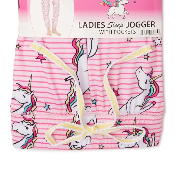 Unicorn Joggers Pink Size XXL - Image 2