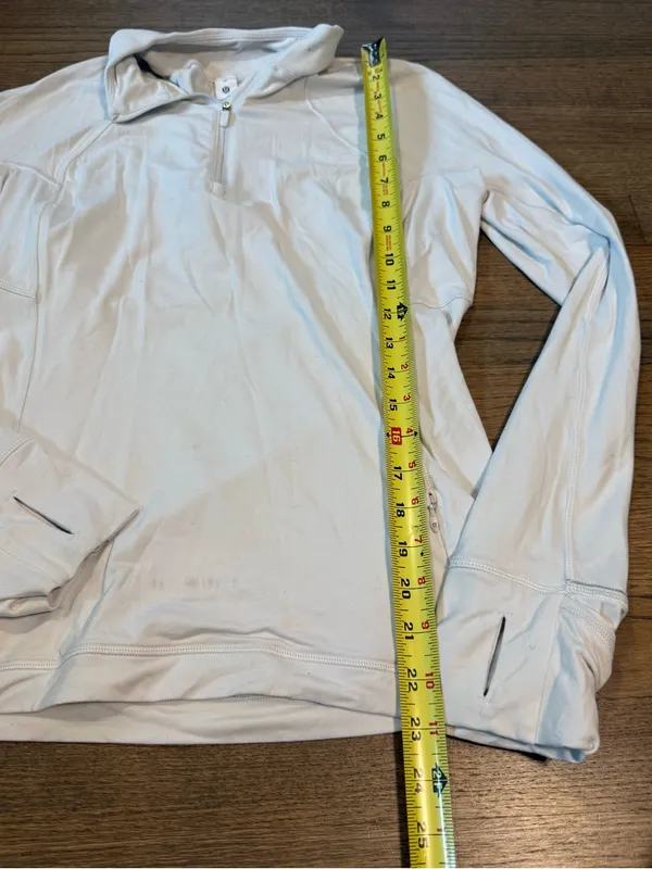 Lululemon It's Rulu Run Quarter Zip Size 10 - Image 5