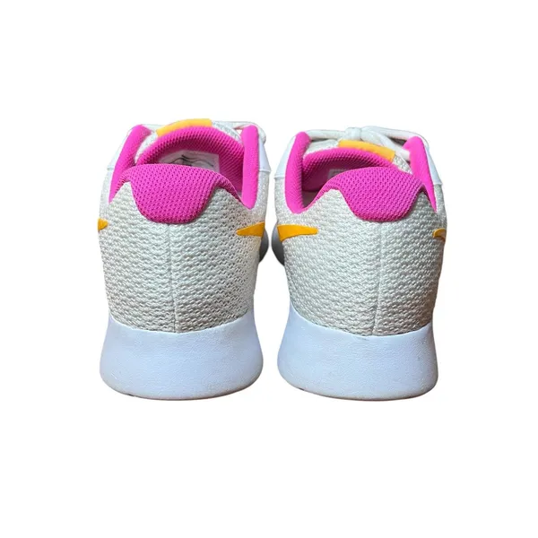 Nike Tanjun Shoes Sneakers Womens Size 9 White Pink Orange Running CK0062-100 - Image 4